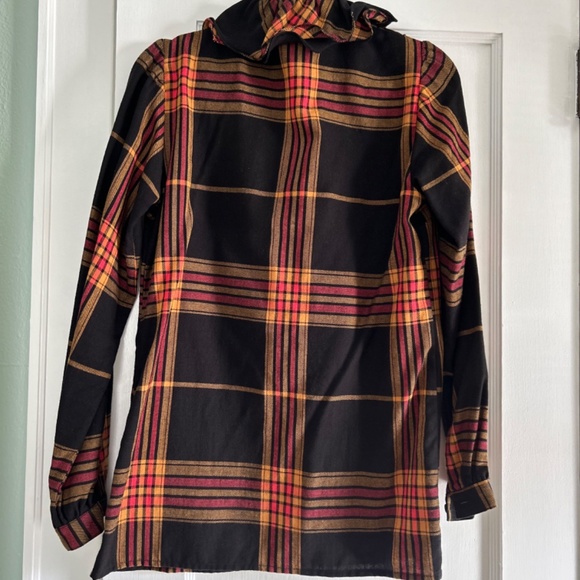 Mille Plaid Ruffle Top - Picture 4 of 5